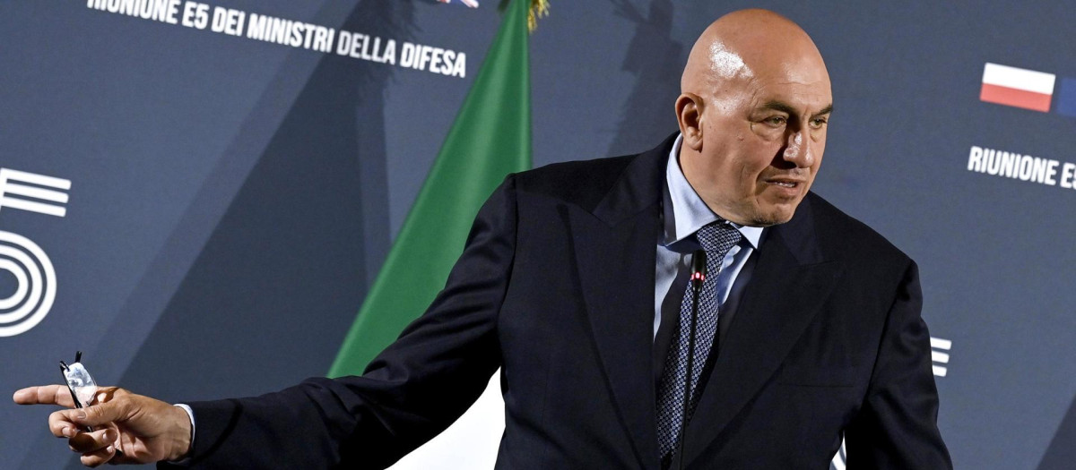El ministro de Defensa de Italia, Guido Crosetto