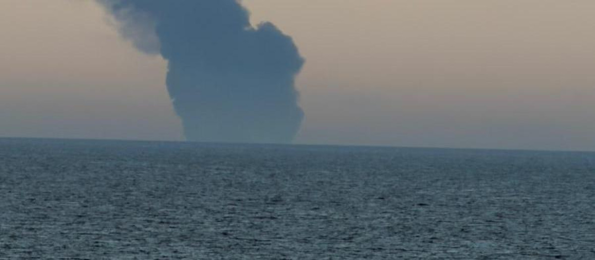 Ataque ucraniano contra el puerto ruso de Novorossíisk en el mar Negro