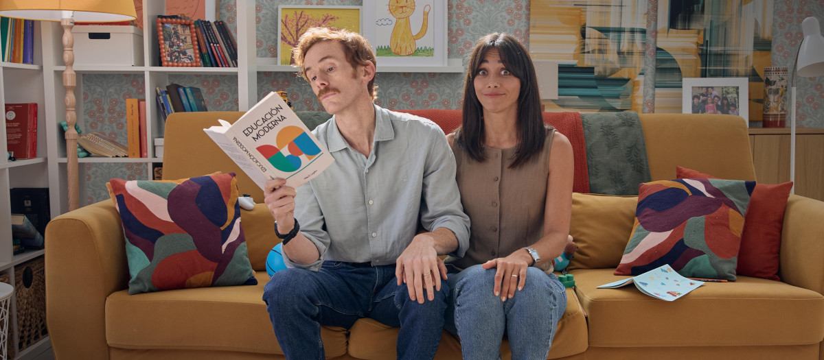 Daniel Pérez Prada y Mariam Hernández, protagonistas de Padre no hay más que uno, la serie