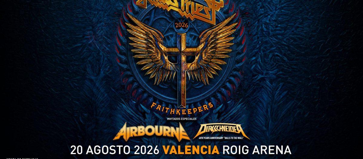 Imagen del cartel del concierto Judas Priest en Roig Arena