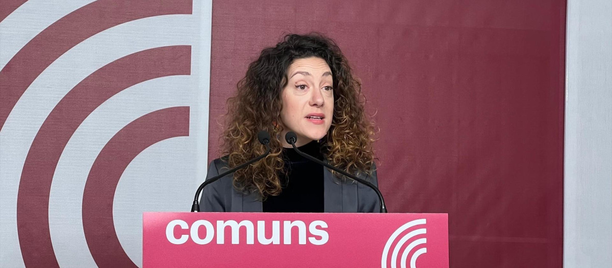 La portavoz de los Comunes y diputada en el Congreso, Aina Vidal