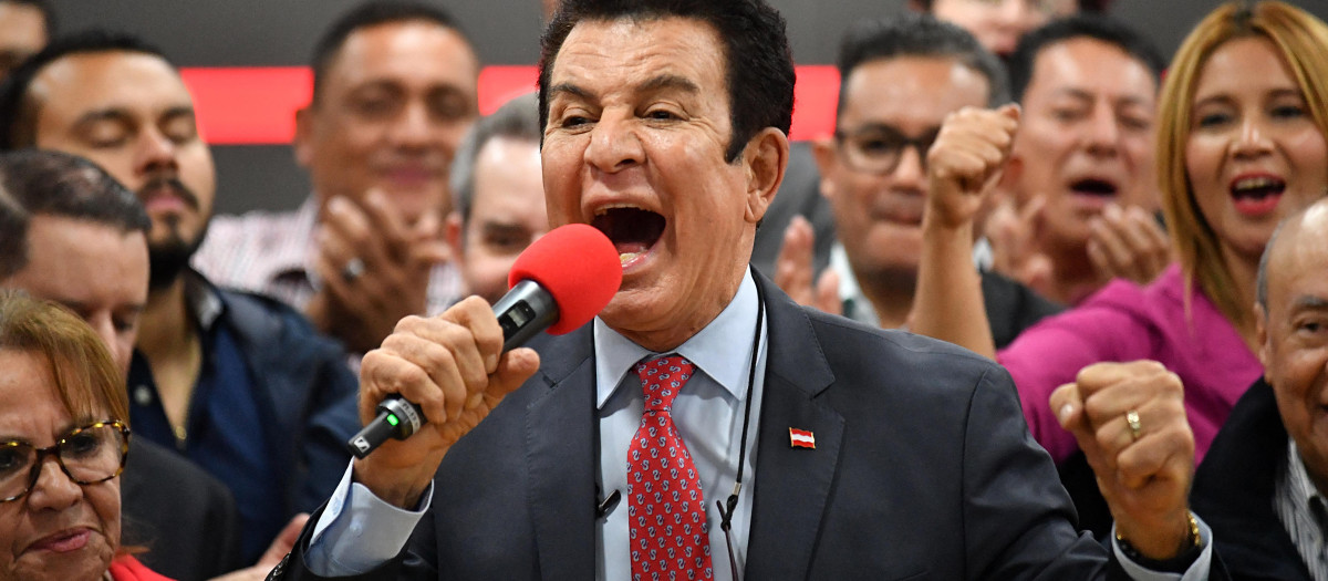 Salvador Nasralla, candidato presidencial hondureño por el Partido Liberal