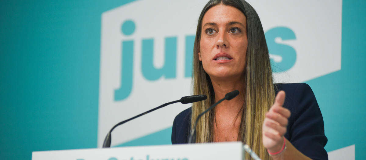 La portavoz de Junts en el Congreso, Miriam Nogueras