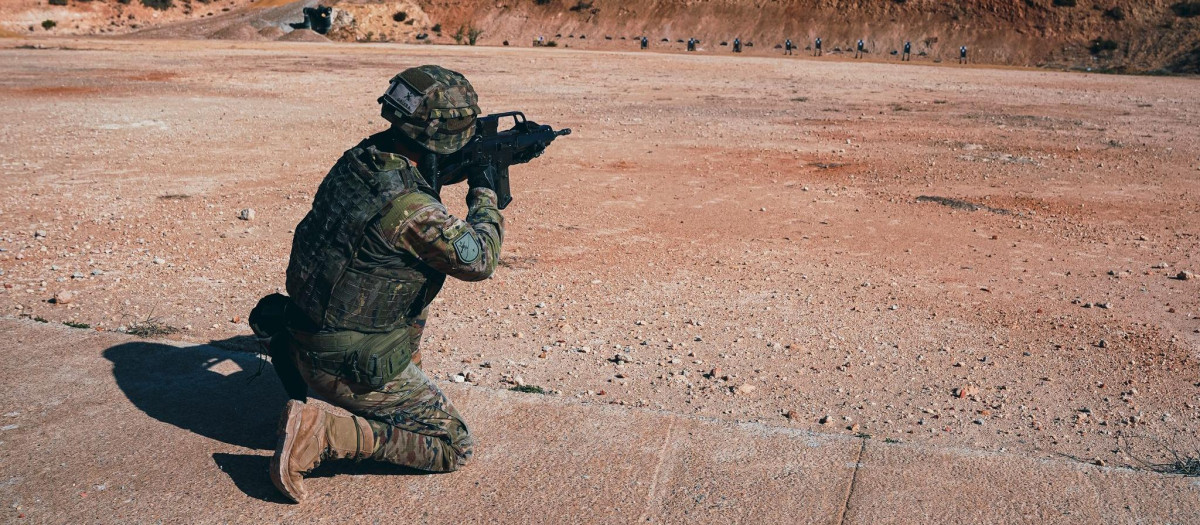 La I Bandera del TERLEG1 ha desarrollado una jornada de adiestramiento de tiro de precisión y combate