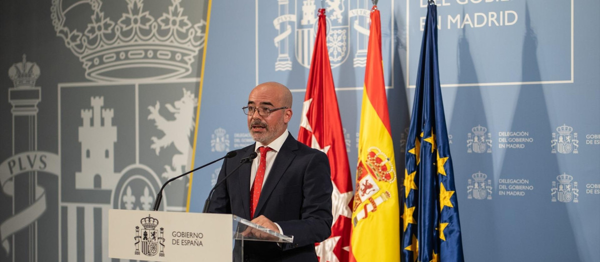 El delegado del Gobierno en Madrid, Francisco Martín