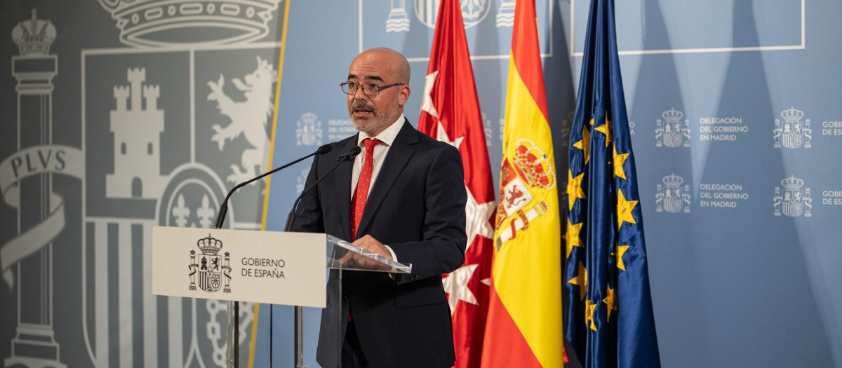 El delegado del Gobierno en Madrid, Francisco Martín