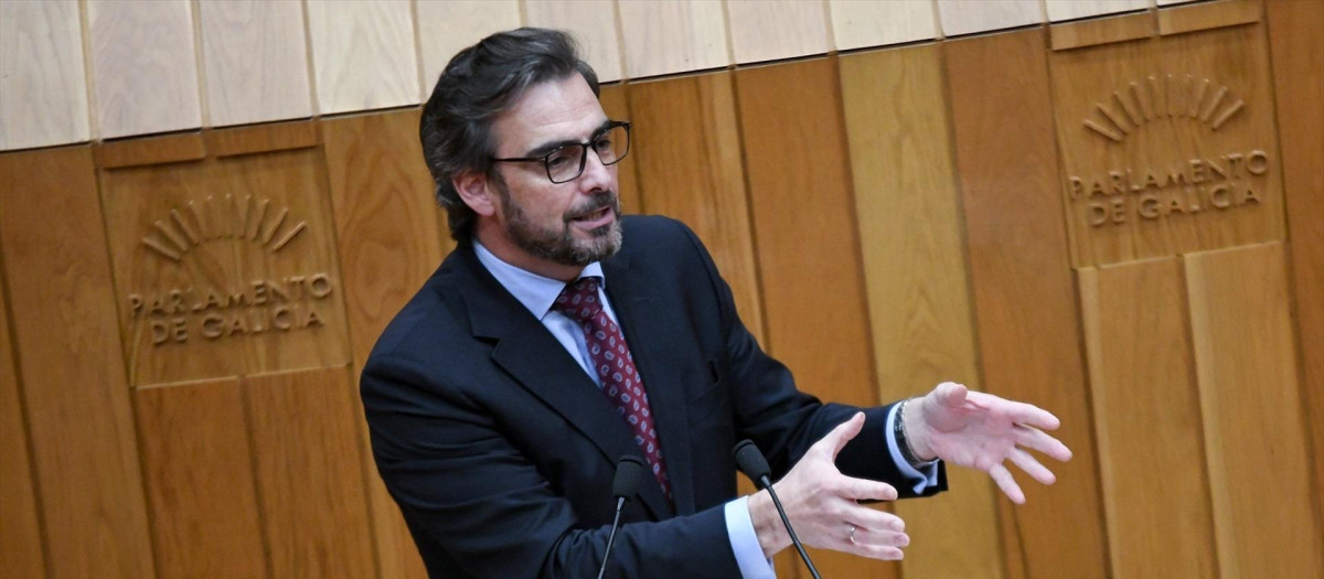 El consejero de Presidencia, Justicia y Deportes, Diego Calvo, en el Parlamento

XUNTA DE GALICIA / Europa Press
03/12/2025