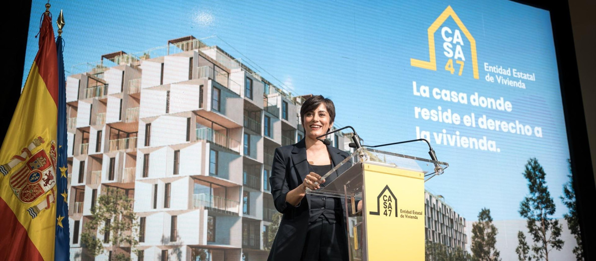 La ministra de Vivienda y Agenda Urbana, Isabel Rodríguez.