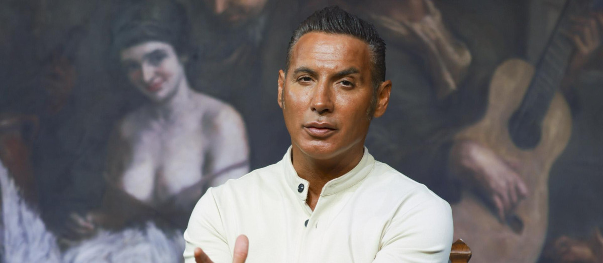 Pitingo, Antonio Manuel Alvarez Velez  en la presentación de  Pitingo y Punto