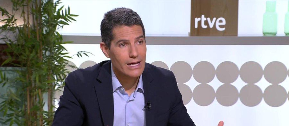 El diputado del PP Nacho Martín Blanco, durante la entrevista