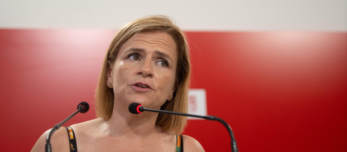 Imagen de archivo de Pilar Bernabé en un acto del PSPV-PSOE