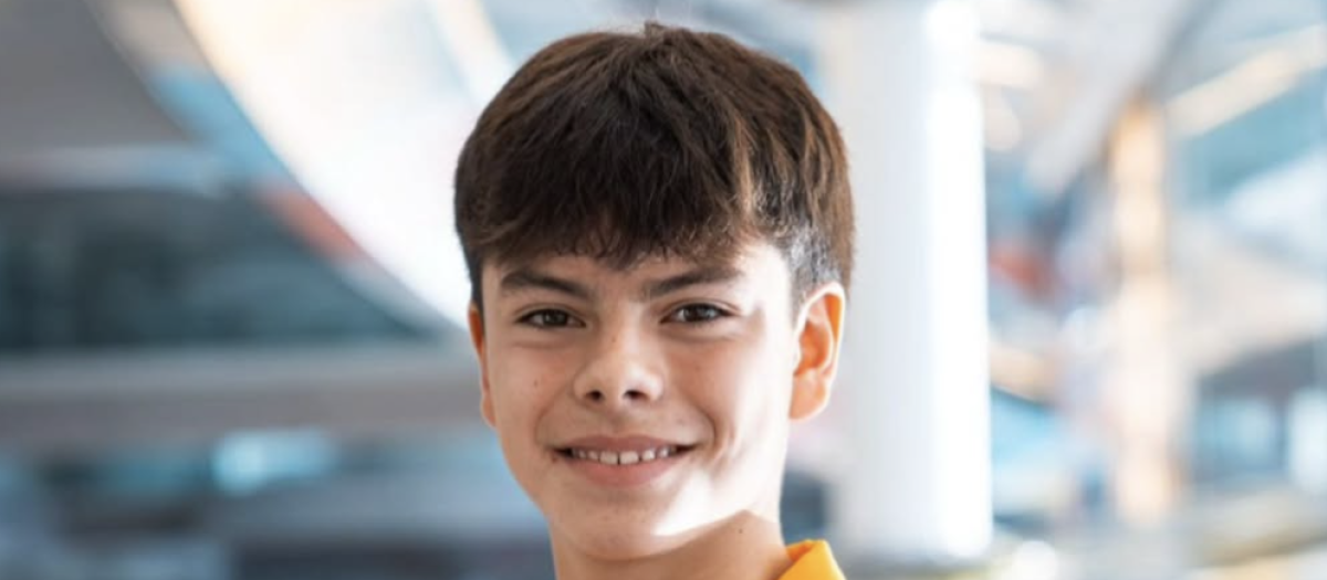 El joven Christian Costoya