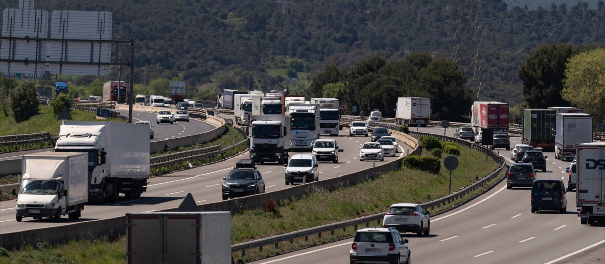 Tráfico en la AP-7, en una imagen de archivo