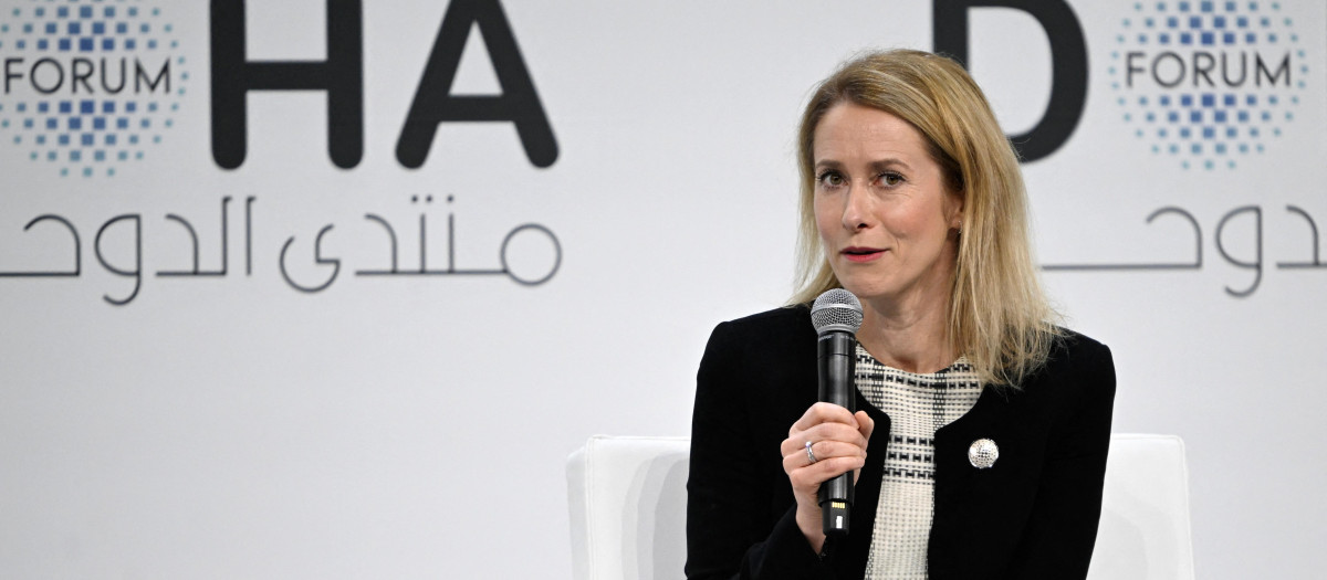 La Alta Representante de la Unión Europea para Política Exterior, Kaja Kallas, en el Foro de Doha