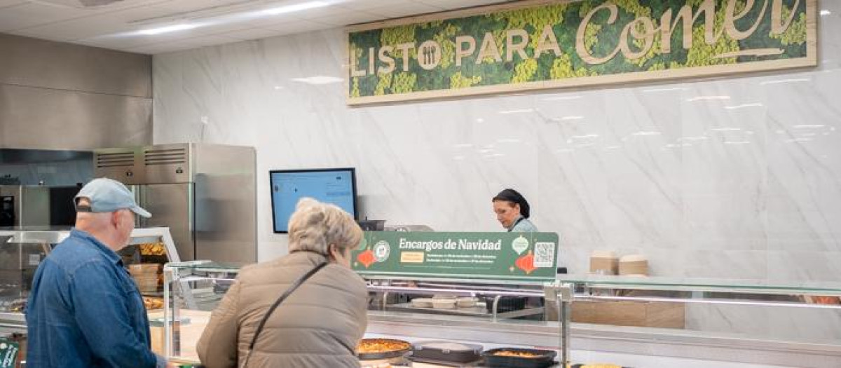Imagen tomada en un supermercado de Mercadona