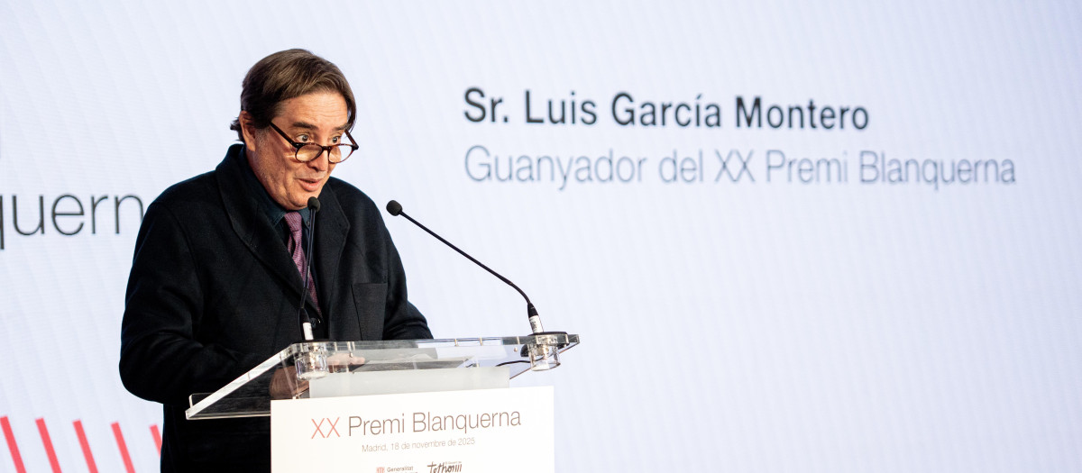Luis García Montero, director del Instituto Cervantes