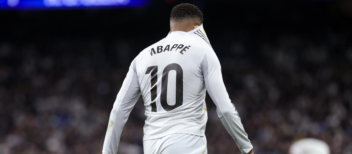 Kylian Mbappé, en el Real Madrid - Celta de Vigo