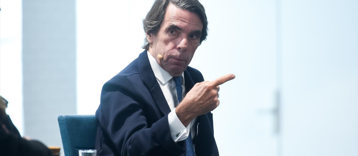 El expresidente del Gobierno José María Aznar, en una imagen de archivo