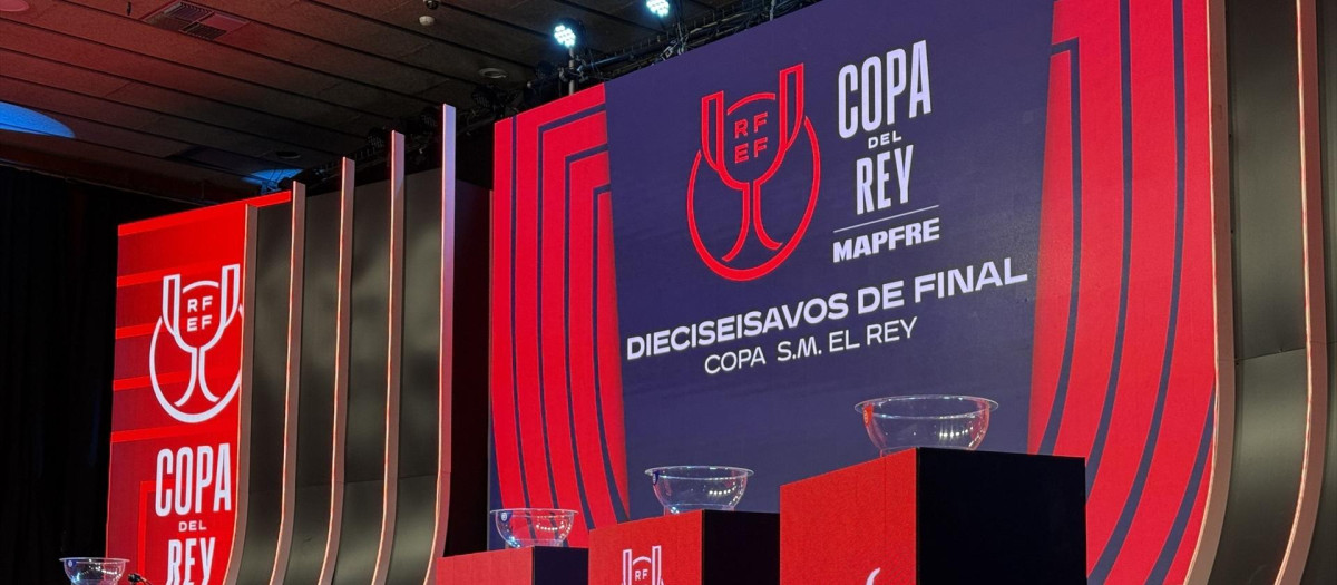 Sorteo de dieciseisavos de final de la Copa del Rey MAPFRE 2025-26 en la sede de la RFEF.

RFEF / Europa Press
09/12/2025