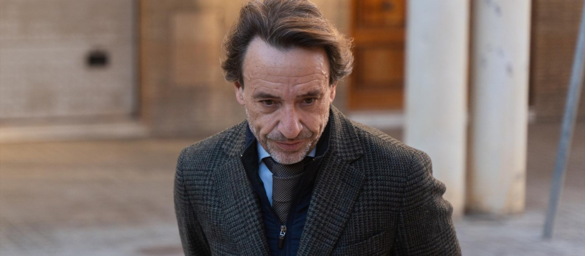 Imagen de archivo de José Manuel Cuenca llegando a declarar a los juzgados de Catarroja