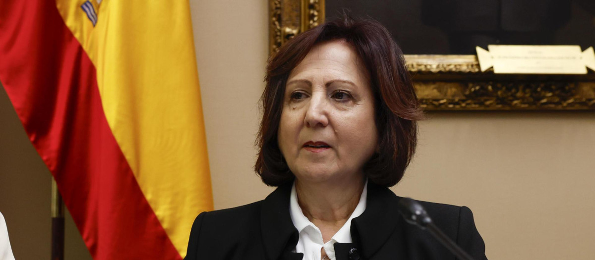 La fiscal Teresa Peramato, el pasado jueves en el Congreso de los Diputados