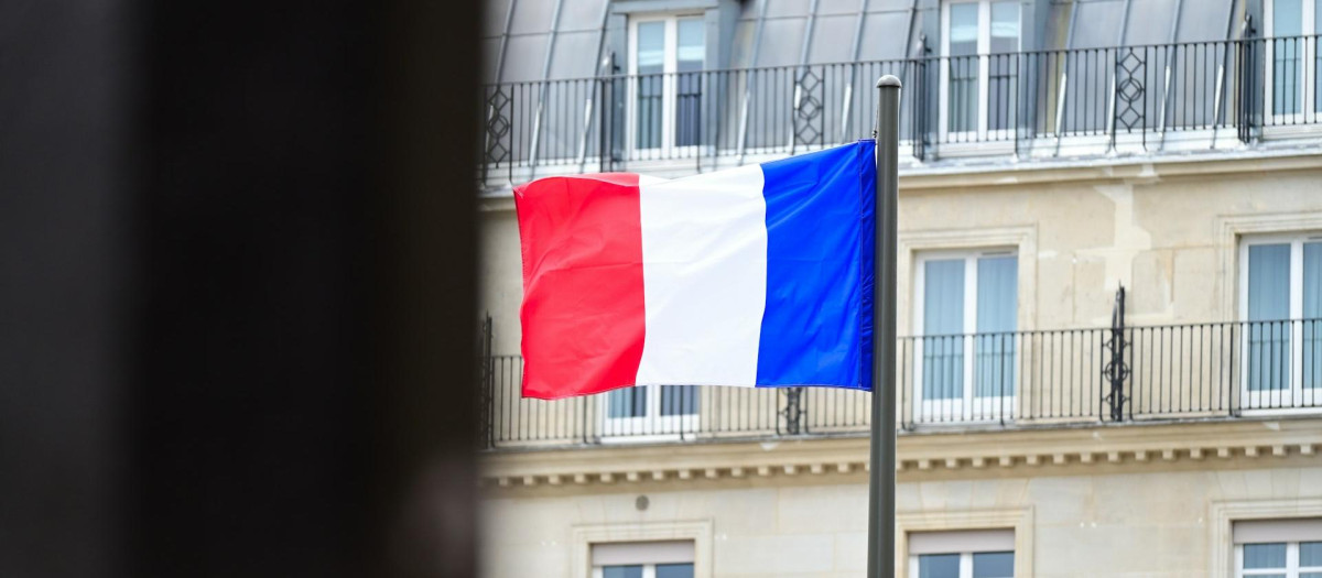 Una bandera francesa, en una imagen de archivo.