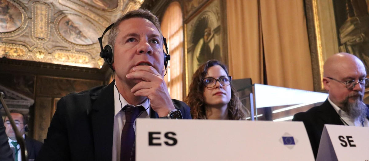 (Foto de ARCHIVO)
El presidente de Castilla-La Mancha, Emiliano García-Page, interviene en el seno del Comité Europeo de las Regiones.

REMITIDA / HANDOUT por JCCM
Fotografía remitida a medios de comunicación exclusivamente para ilustrar la noticia a la que hace referencia la imagen, y citando la procedencia de la imagen en la firma
21/5/2025