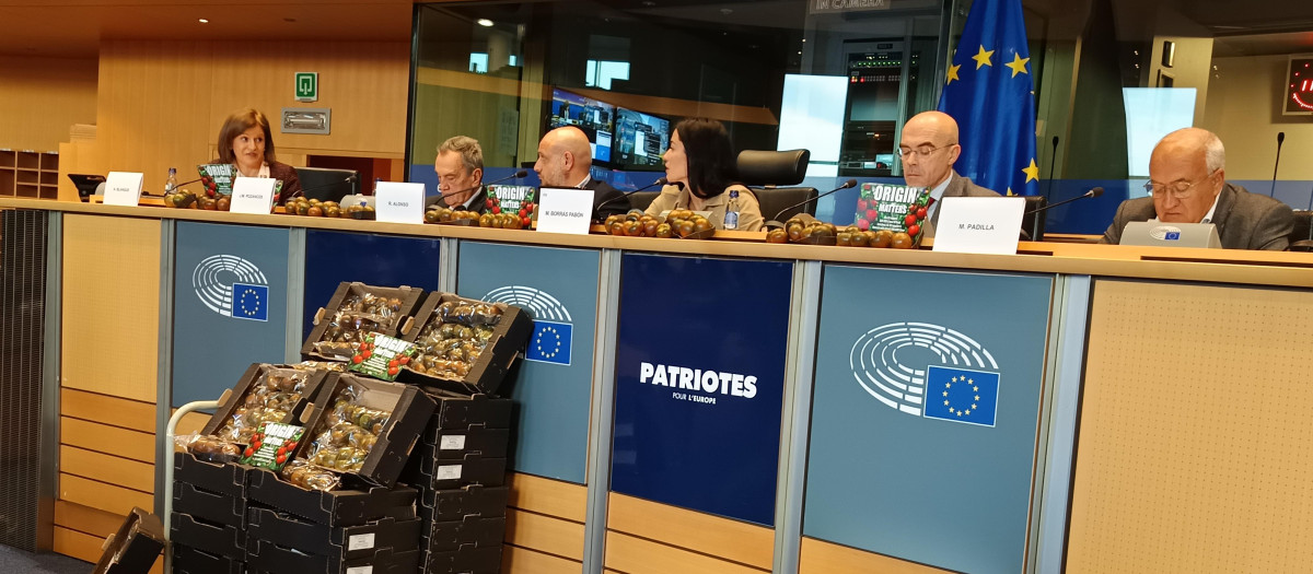 Acto de Vox que ha reunido a representantes de agricultores españoles