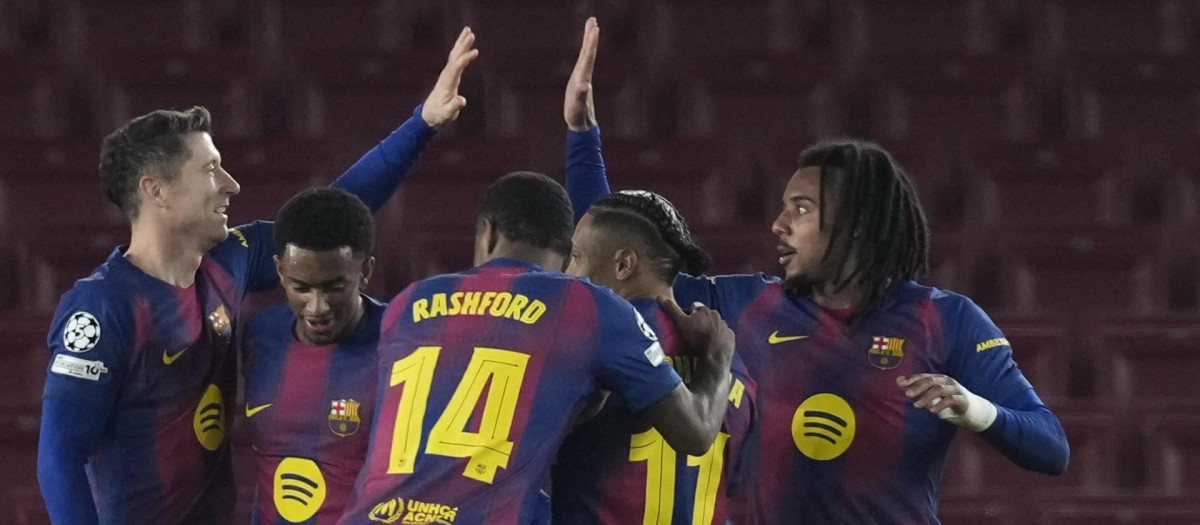 El Barça sacó adelante la primera de sus tres finales ante el Eintracht