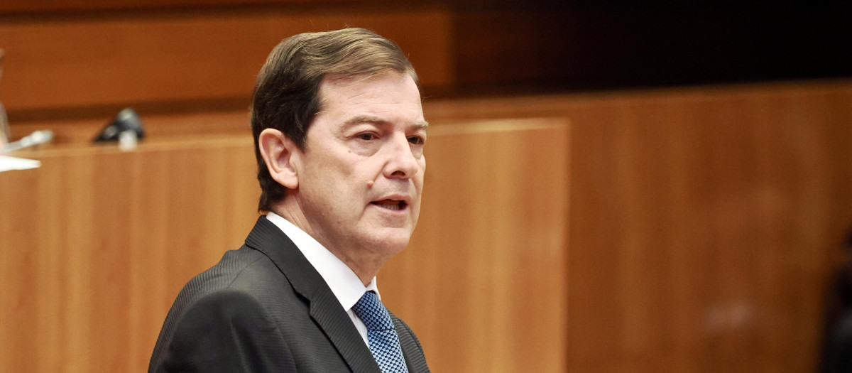 El presidente de la Junta de Castilla y León, Alfonso Fernández Mañueco