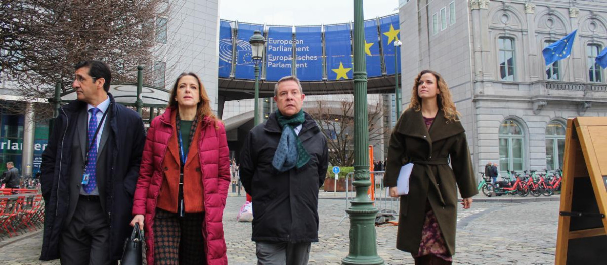 Emiliano García-Page en Bruselas