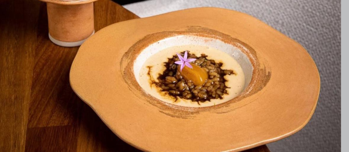 Imagen de archivo de algunas de las opciones del restaurante Origen en Valencia, galardonado con Estrella Michelin