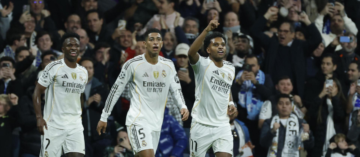 El Real Madrid se mantiene entre los ocho mejores de la fase de liga de la Champions