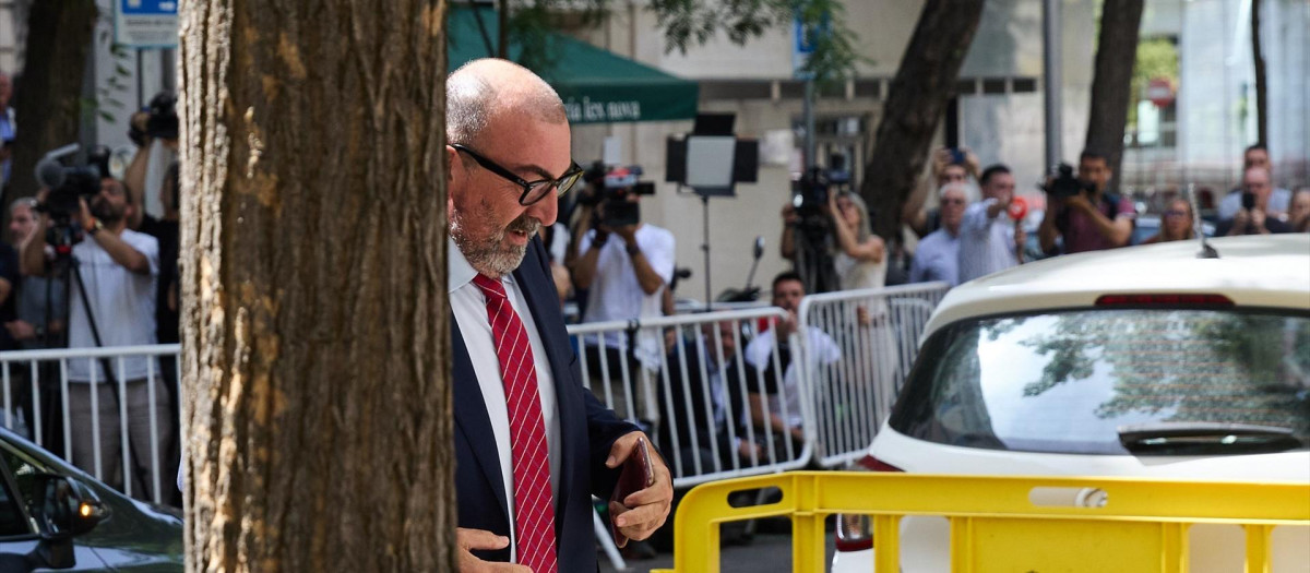 El exasesor del exministro José Luis Ábalos Koldo García, a su llegada al Tribunal Supremo