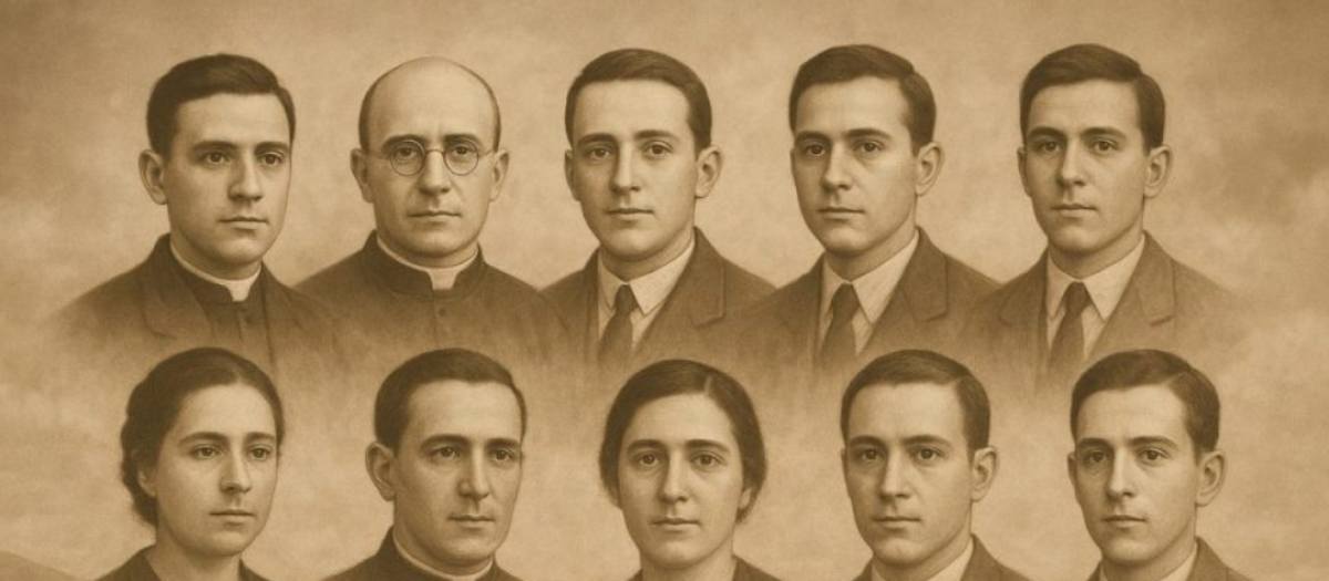 Algunos de los 124 fieles cristianos asesinados en Jaén y que hoy serán beatificados