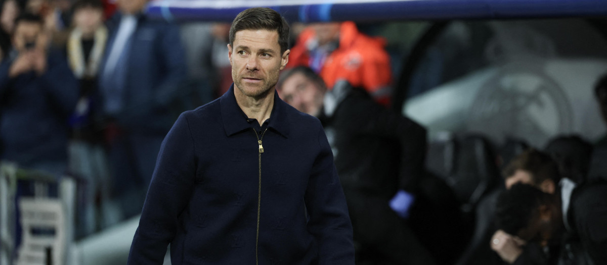 Xabi Alonso, en el Real Madrid - Manchester City