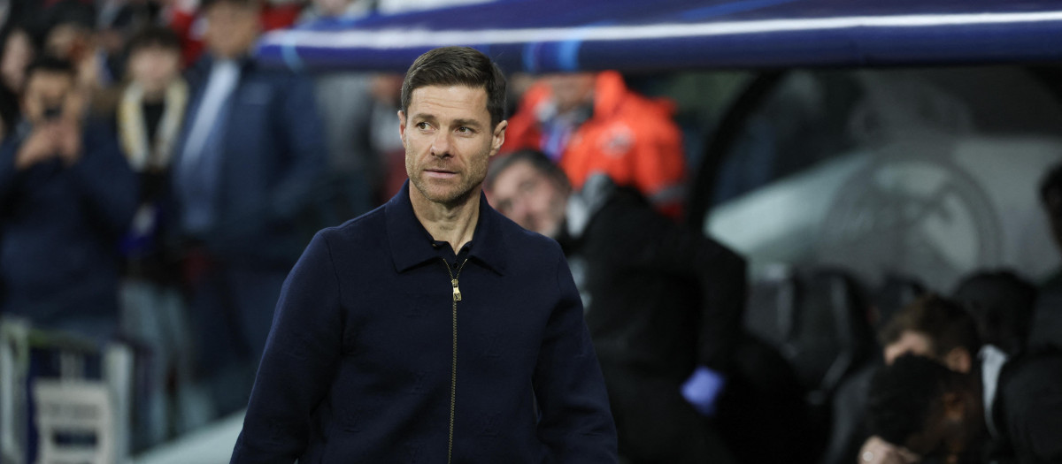 Xabi Alonso, en el Real Madrid - Manchester City