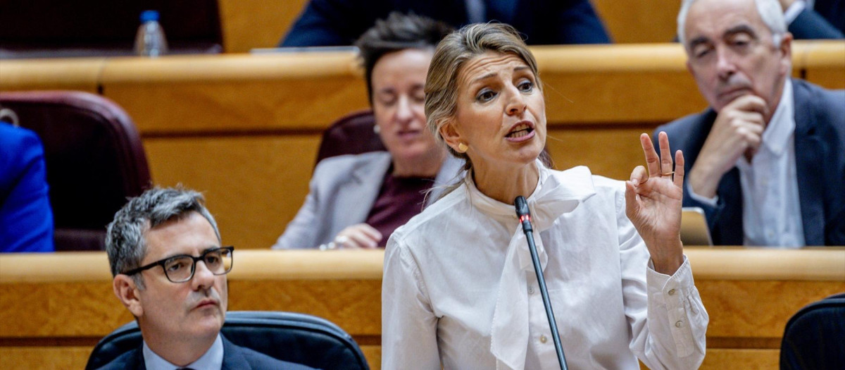 La ministra de Trabajo, Yolanda Díaz.