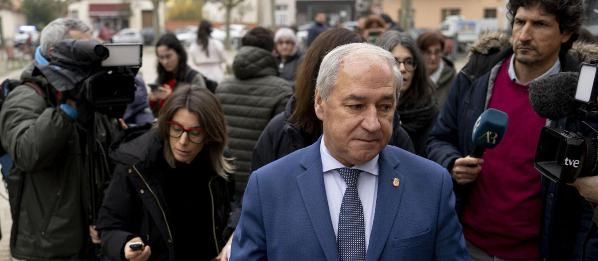 El alcalde de Monforte, José Tomé, tras conocerse este miércoles las denuncias por acoso sexual