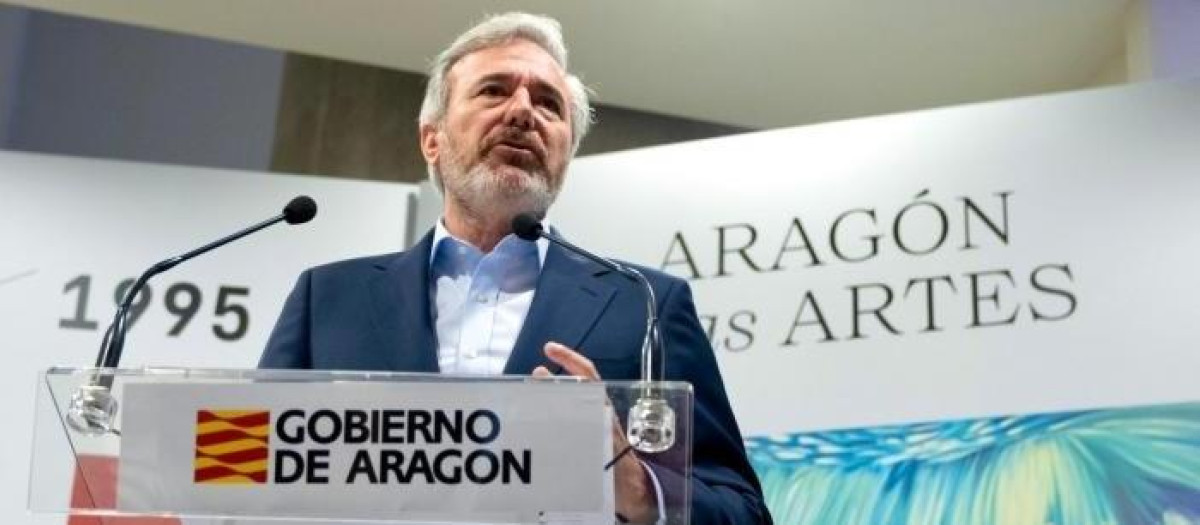 El presidente de Aragón, Jorge Azcón