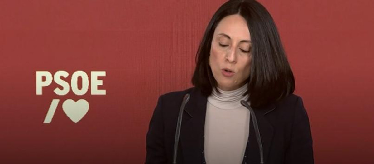 La secretaria de Organización del PSOE, Rebeca Torró