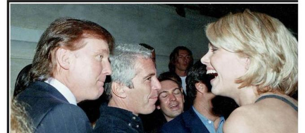 Trump junto a Epstein en una nueva imagen publicada