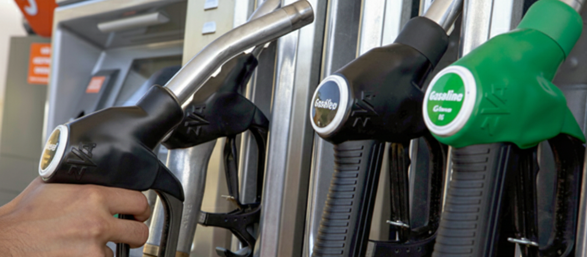 Lo más habitual es encontrarse con gasolina y diésel
