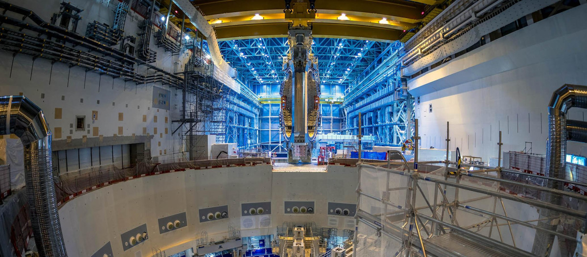 Módulo sectorial n° 5 instalado en el foso