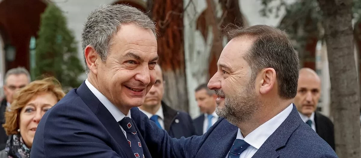 José Luis Ábalos con José Luis Rodríguez Zapatero.