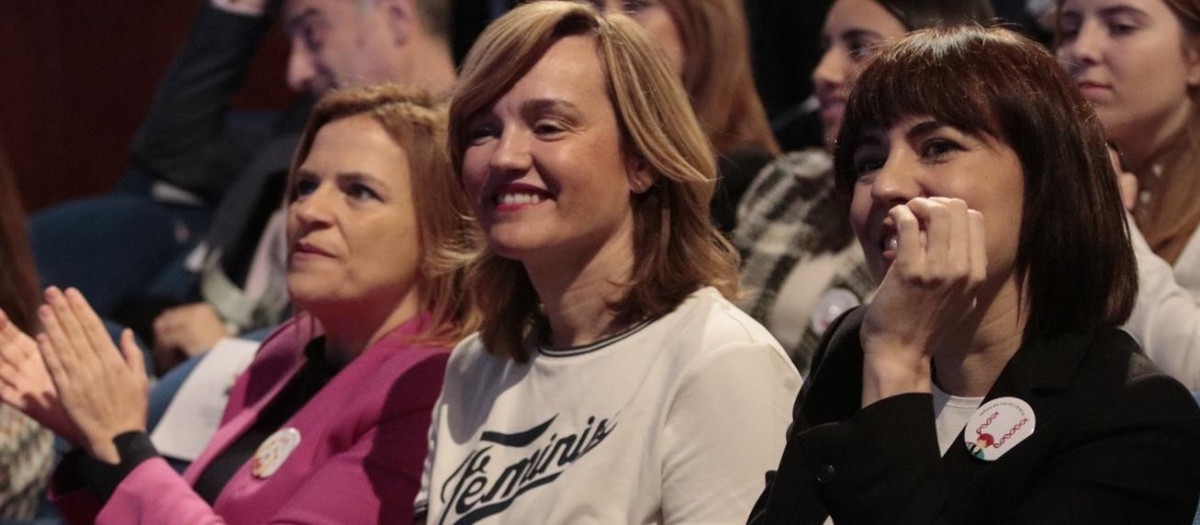 Imagen de archivo de Pilar Bernabé, Pilar Alegría y Diana Morant, en un acto conjunto