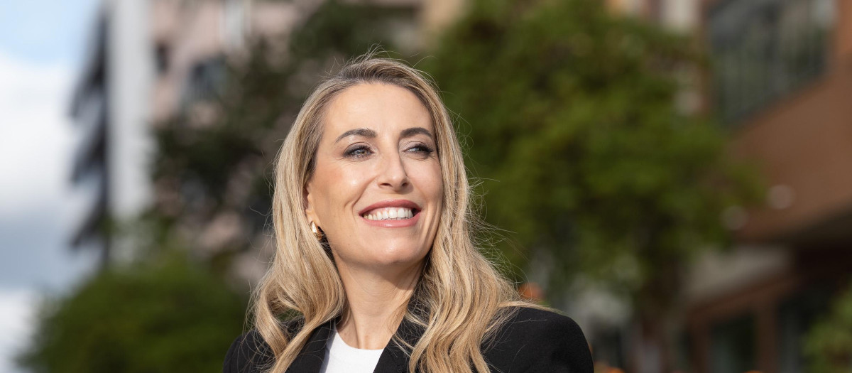 La presidenta de Extremadura y candidata a la reelección, María Guardiola