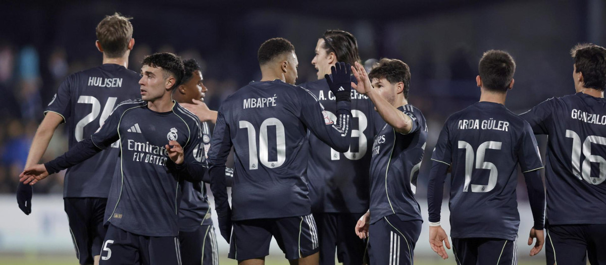 El Real Madrid solventó con éxito su visita a Talavera de la Reina