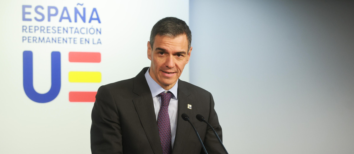 El presidente del Gobierno, Pedro Sánchez
