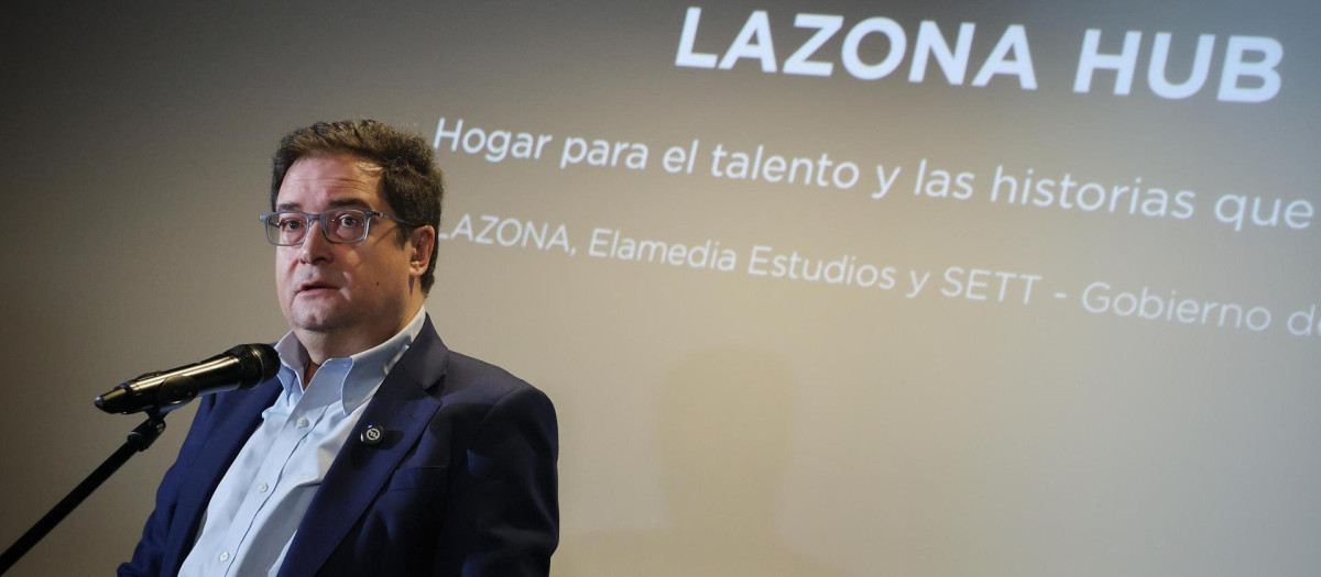 El ministro para la Transformación Digital y de la Función Pública, Óscar López, ha presentado hoy LAZONA Hub Audiovisual